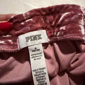 Pink Velvet Sleepwear
